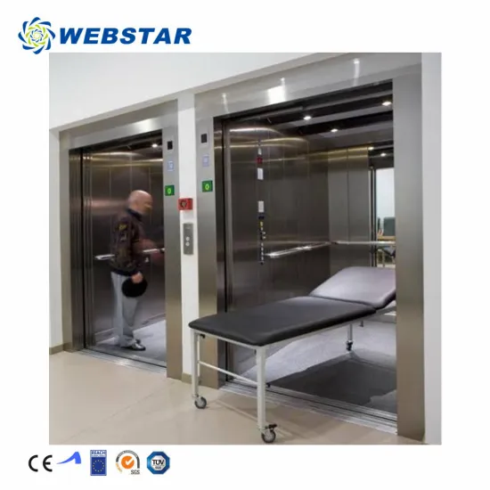 WEBSTAR 21 Person 1600KG Medical Hospital Elevator for Patient Bed