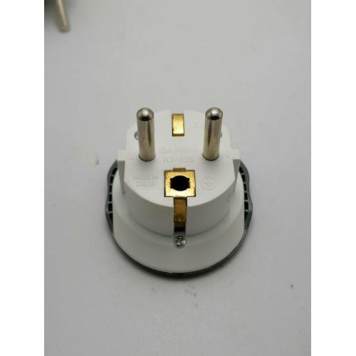 European Grounded Power Plug Adapter Travel Converter