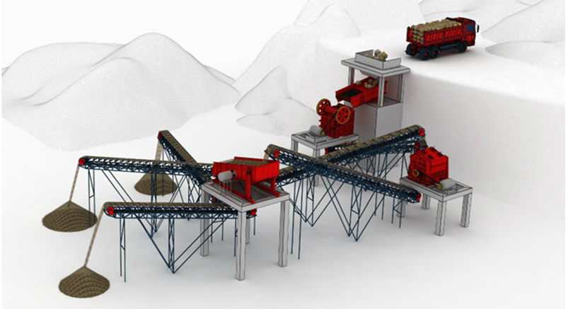 stone crushing line 1