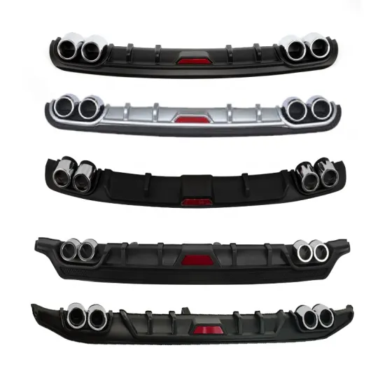 Universal Automotive Rear Lip Spoiler Diffuser Accessory for Car Bumper