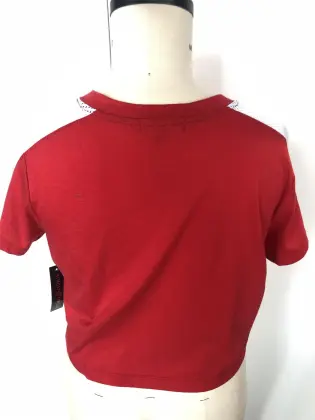 Spliced short letter jacket