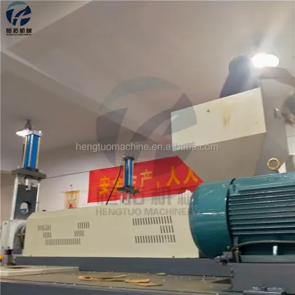 HENGTUO HONTO Double Extruder Three Layer EVA PE Auto Cutter Bubble Film Making Machine