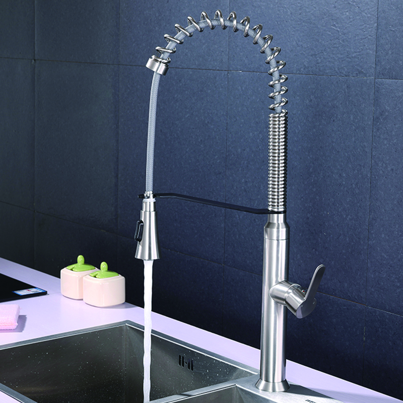 New Modern Style 304 Stainless Steel Kitchen Taps