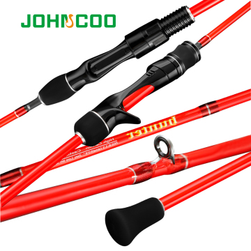 JOHNCOO High Carbon Jigging Rod for Saltwater Baitcasting - 1.68m to 1.98m
