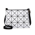 Customize geometrical rhomboid bag with one shoulder sloping cross small square bag for ladies