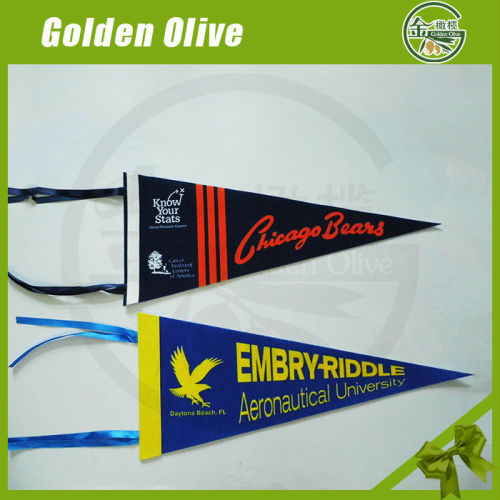 Wholesale Cheap Custom Printed Blank Felt Pennants