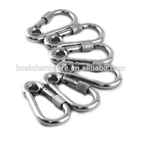Fashion High Quality Metal Snap Hook With Screw And Eyelet