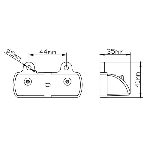 ટ્રક ટ્રેલર બસ માટે લાઇસન્સ પ્લેટ લાઇટ લેમ્પ