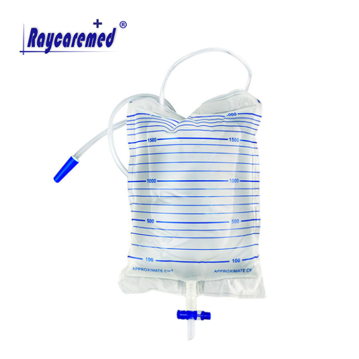 Bolsa urinária econômica (válvula T e parafuso)
