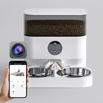Wholesale Double Plate Auto Video Camera 5L Smart Pet Feeder for Dogs and Cats