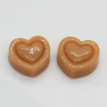 Heart Shaped Candy Dessert Mini Resin Cabochon 100pcs For Handmade Craftwork Decor Beads Slime Phone Ornaments