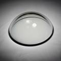 Hemispheric shape glass dome lens easy to mount