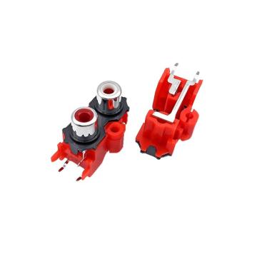 RCA 2-pin Audio Socket Female Connector PCB Mount