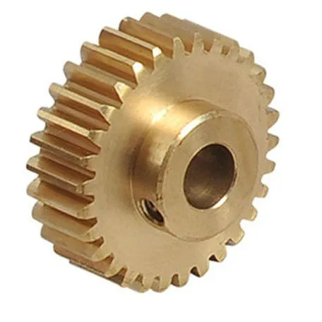 small metal gear, brass spur gear, metal gear wheel