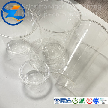 High Quality Transparent Plastic PLA Cold Drink Cup