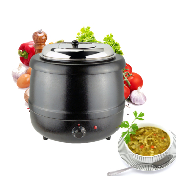 Catering Electric Thermal Soup Serving Pot with Lid - 600 Watt Curry Pot Stew Warmer for Sale