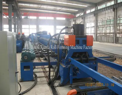 Hydraulic Color Steel Guardrail Purlin Roll Forming Machine