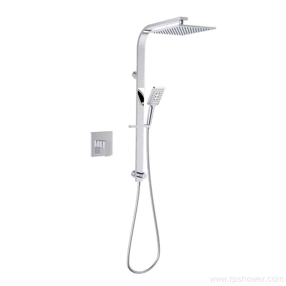 Square Wall Mounted Concealed Shower set