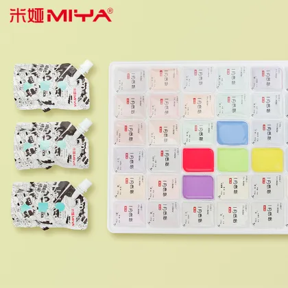 Himi 60ml 56 Colors Pastel Gouache Paint Refill - White Miyagouache