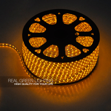 220V Amber LED Strip Light SMD 3528 60 LEDs/M