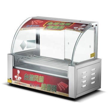 Catering Restaurant Sausage and Hot Dog Grill Display Showcase Machine