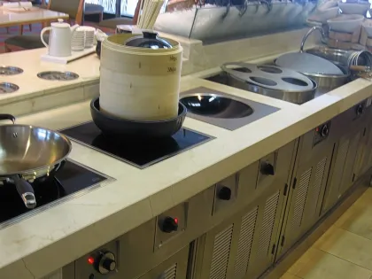 Commercial Modular Stainless Kitchen Cooking Station