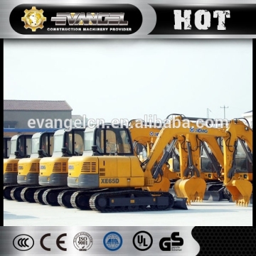 Cheap XCMG excavator XE65CA 6 ton mini tractor excavator price