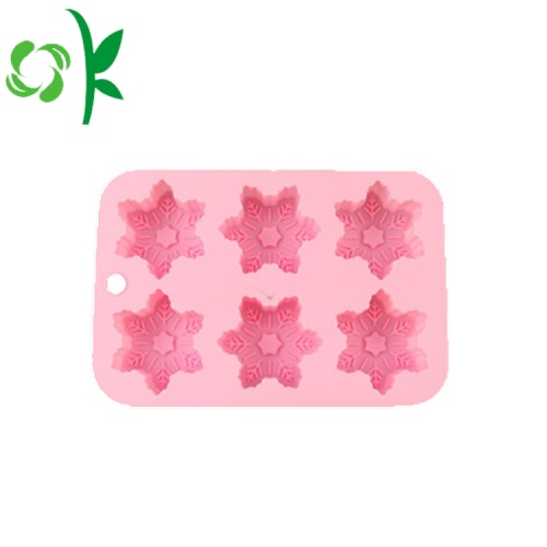 Stampi quadrati in silicone Snowflack per decorazione di torte