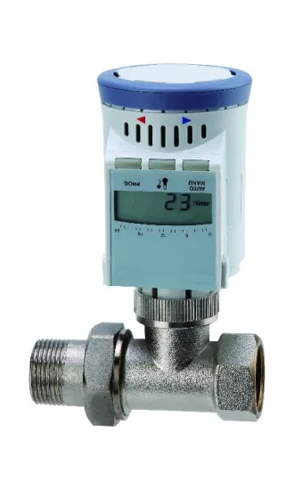 programmable digital LCD room thermostat valve