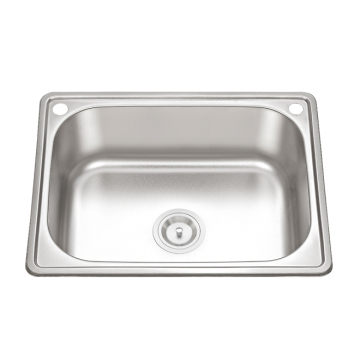 SUS201 Commercial Stainless Steel Single Bowl Washing Sink with Legs