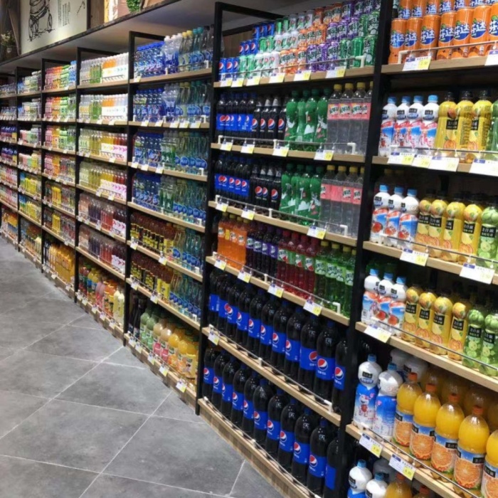 Four-column Display Racks for Supermarkets