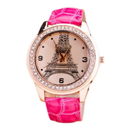 Eiffel Towe Rhinestone Watch