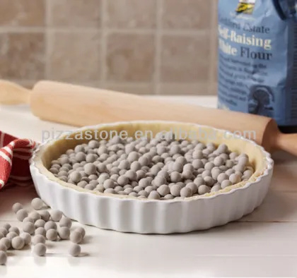 Unglazed Ceramic Pie Weights and Baking Beans for Cooking Pies