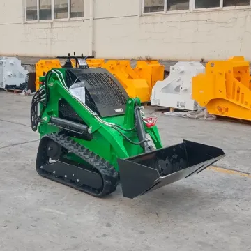 Mini Skid Steer Loader with Trencher Attachment