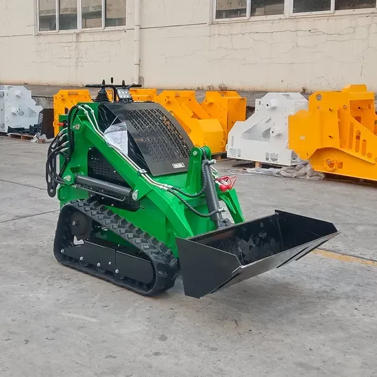 Mini Skid Steer Loader with Trencher Attachment