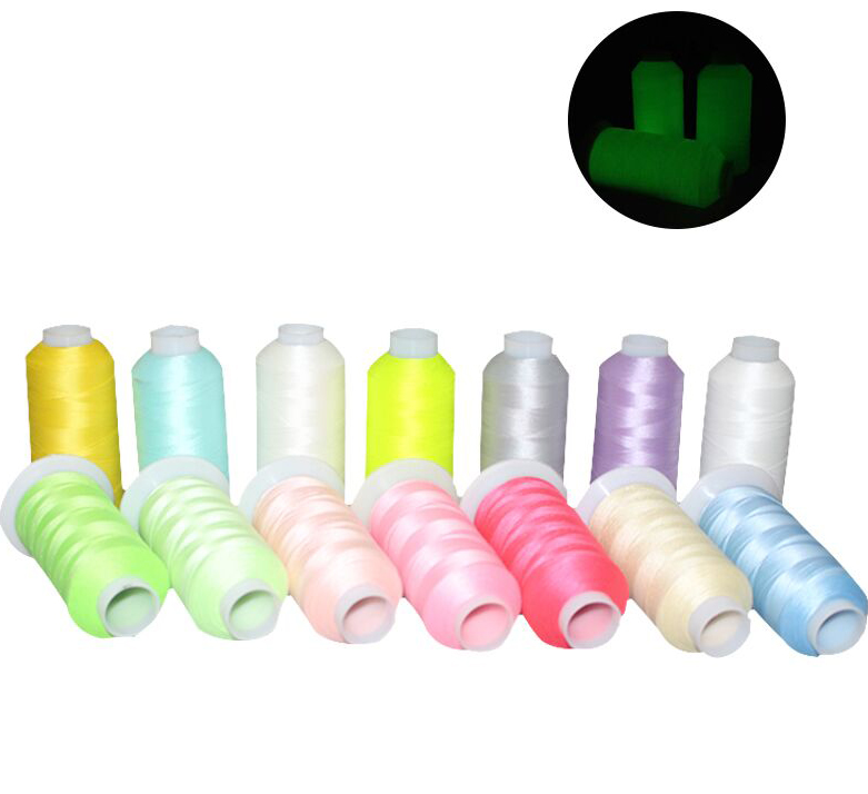 Glow In The Dark Luminous Embroidery Thread, High Quality Glow In The Dark  Luminous Embroidery Thread on