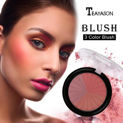 1PC Fashion Baked Powder Highlight Powder Contour Repair Dish Brighten Diamond Matte Pearlescent Eyeshadow Blush Cosmetic TSLM1