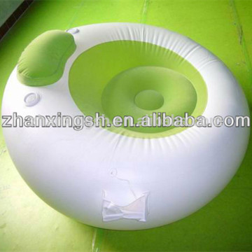 2015 hot sales pvc flocking music inflatable sofa