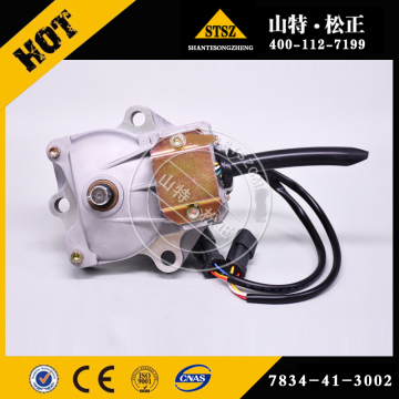 Komatsu brandstofregelmotor 7834-41-3002 voor PC300-7