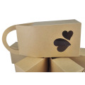 Café reciclado Brown Kraft Paper Saco com alças