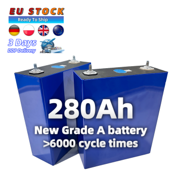 EU Stock Prismatic Battery Cell 3.2V 280Ah LiFePO4 Solar System Energy Storage DIY Kit