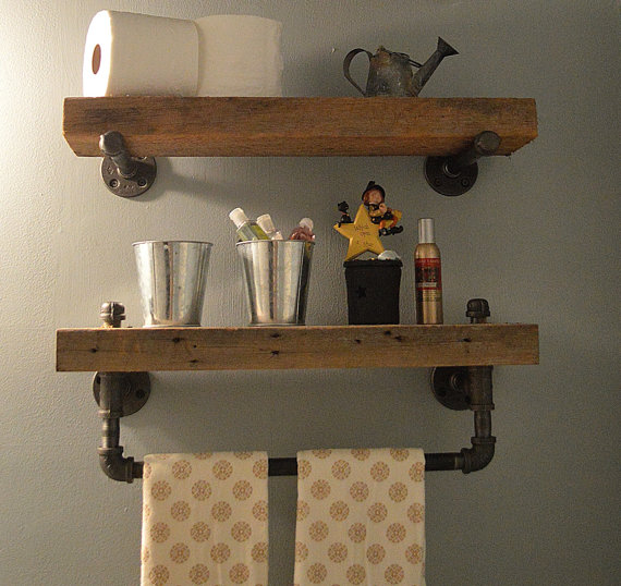 bathroom shelf