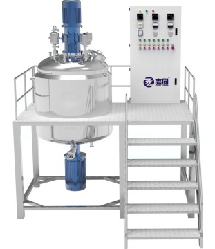Customizable Zhitong Fixed Type Vacuum Emulsifier Mixer for Cream Production Equipment