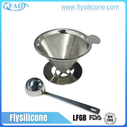 Pour over 304 stainless steel coffee dripper