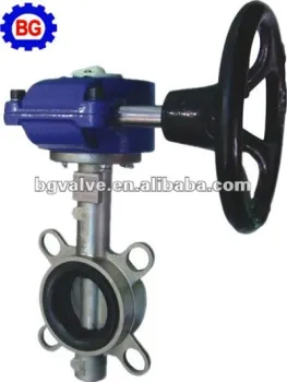 ANSI butterfly valve with worm