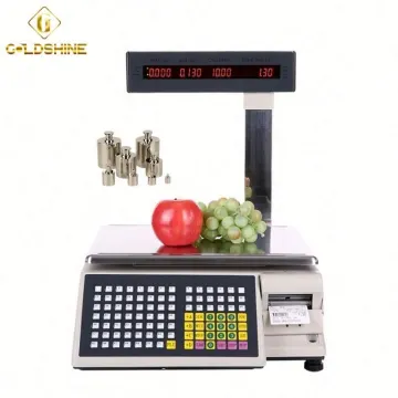 TM-AB Supermarket Digital Scale with Printer - Barcode Scale for Supermarkets