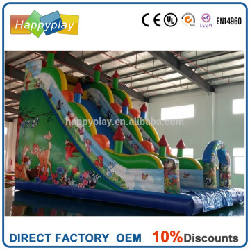 aier inflatable commercial inflatable slide for park giant slide for sale