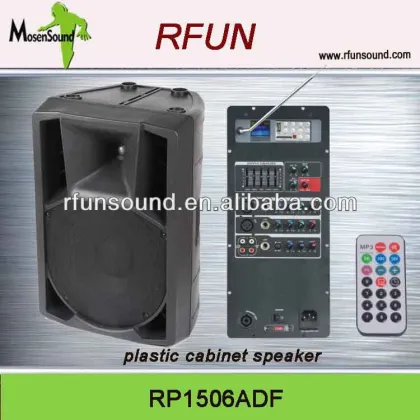 15 inch digital amplifier pro audio pa speaker