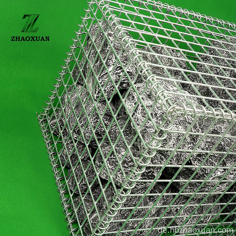 Gabion Cage 1x1x2m geschweißtes Gabionbox