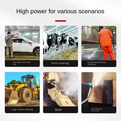 High Pressure Pump Car Washer with Cold Water and High Water Pressure Gun